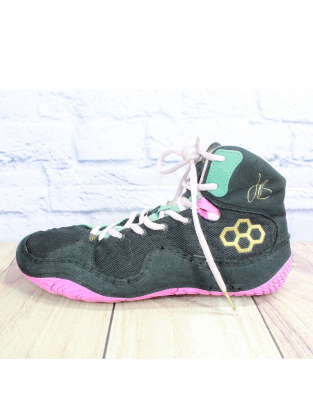 Rudis Jordan Burrough JB1 Wrestling Shoes Black & Multi Mens 9 / Women 10.5
